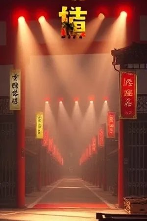 末世番荒原电台竖版海报，沙丘顶端的废弃广播塔
